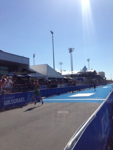 Tom - leaving T2 after Benjamin Shaw after a historical bike!