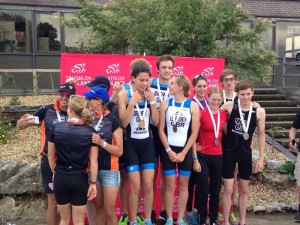 Mixed team on the podium!